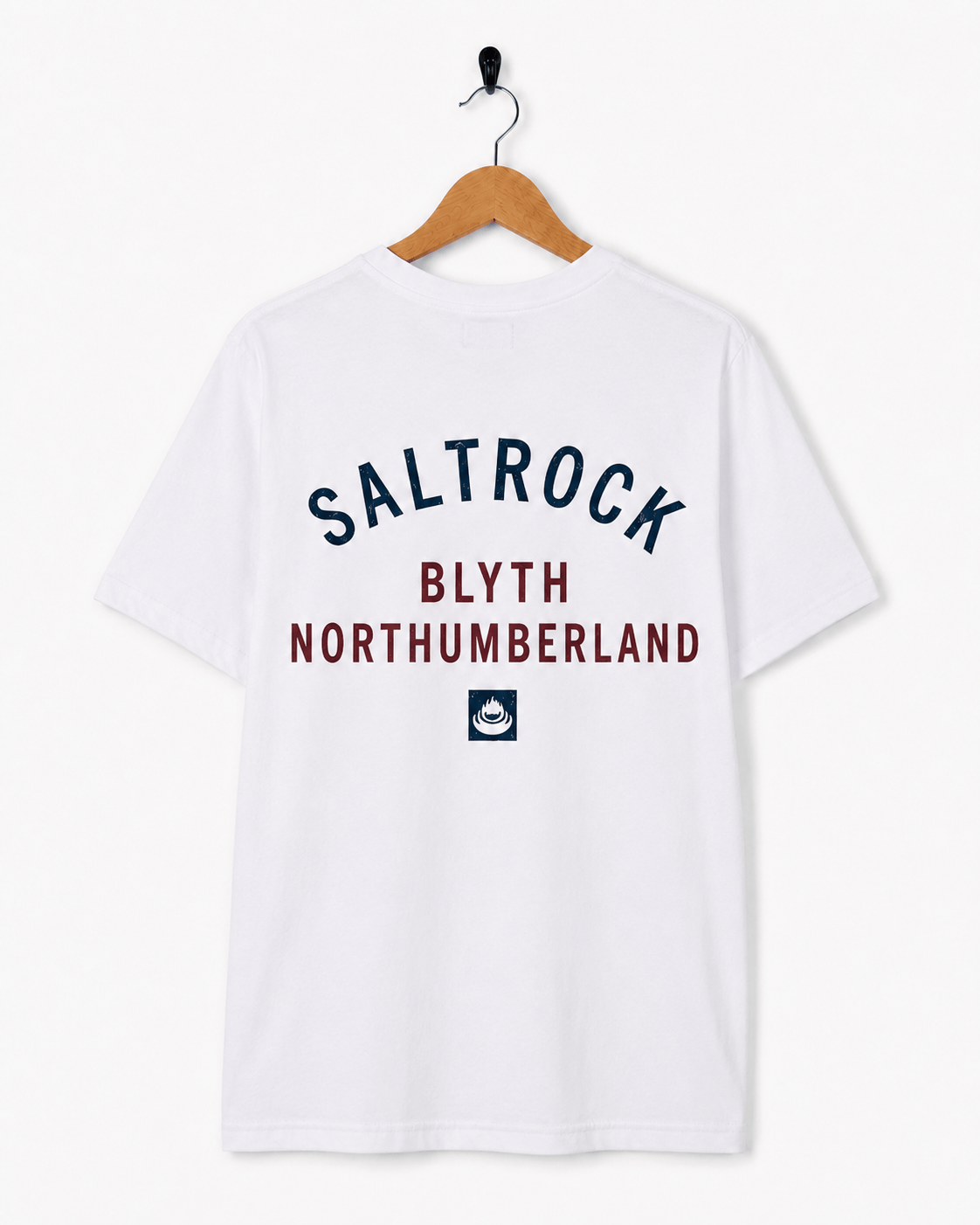 Blyth Mens Location T-Shirt in White