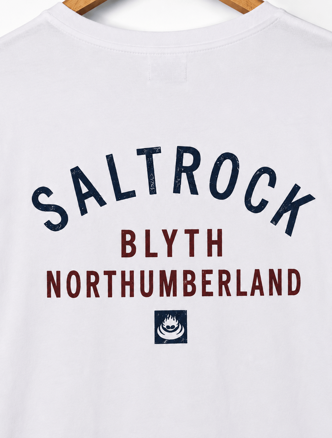 Blyth Mens Location T-Shirt in White