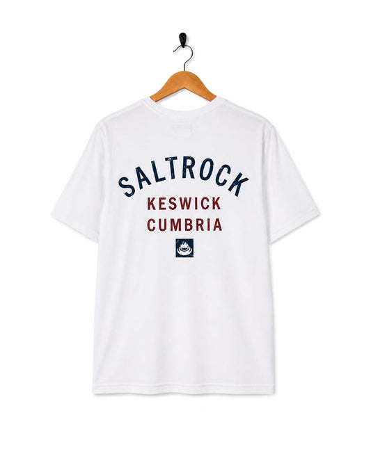 Keswick Mens Location T-Shirt in White