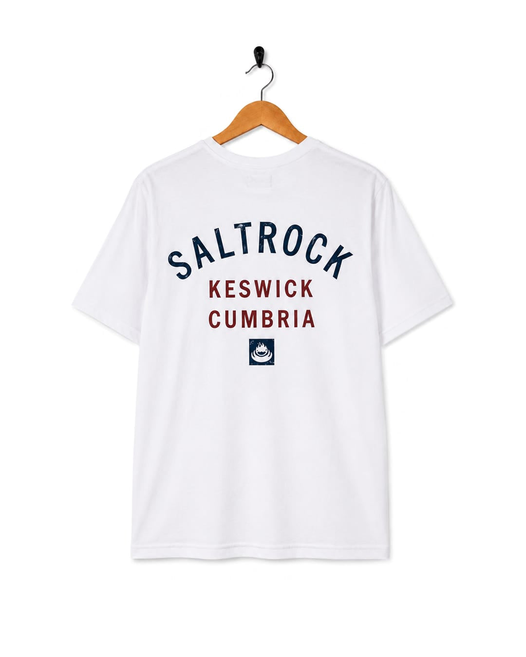 Keswick Mens Location T-Shirt in White