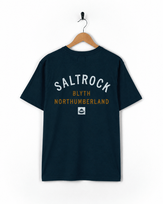 Blyth Mens Location T-Shirt in Blue