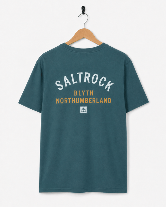 Blyth Mens Location T-Shirt in Teal
