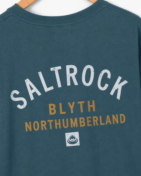 Blyth Mens Location T-Shirt in Teal