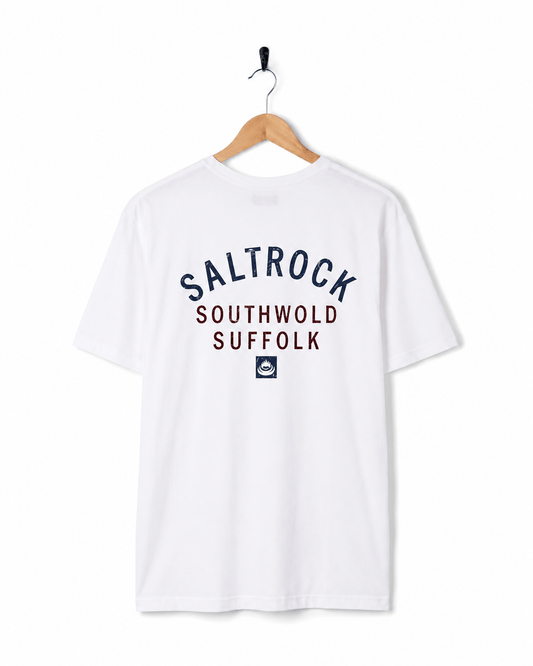 Southwold Mens Location T-Shirt in White