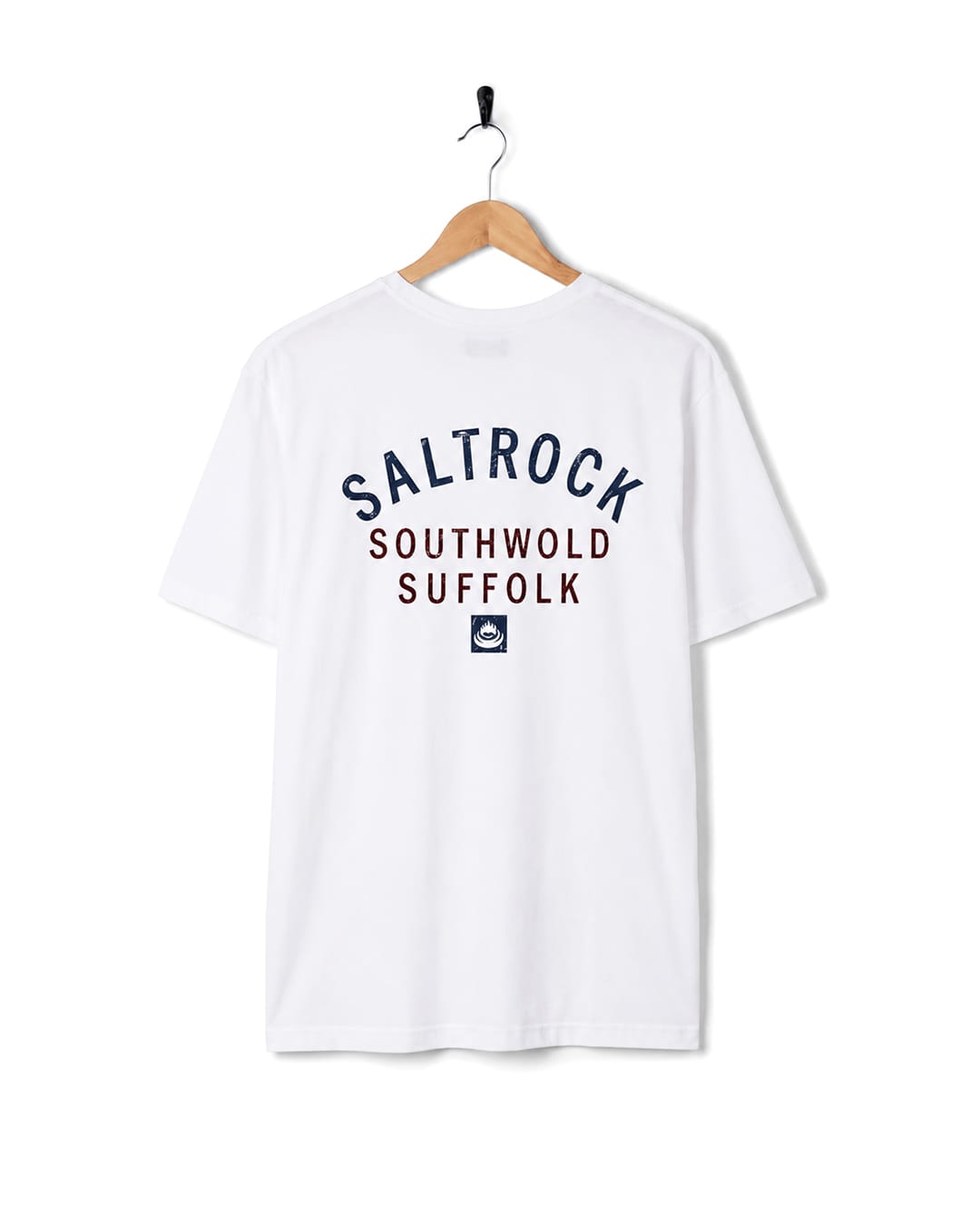 Southwold Mens Location T-Shirt in White