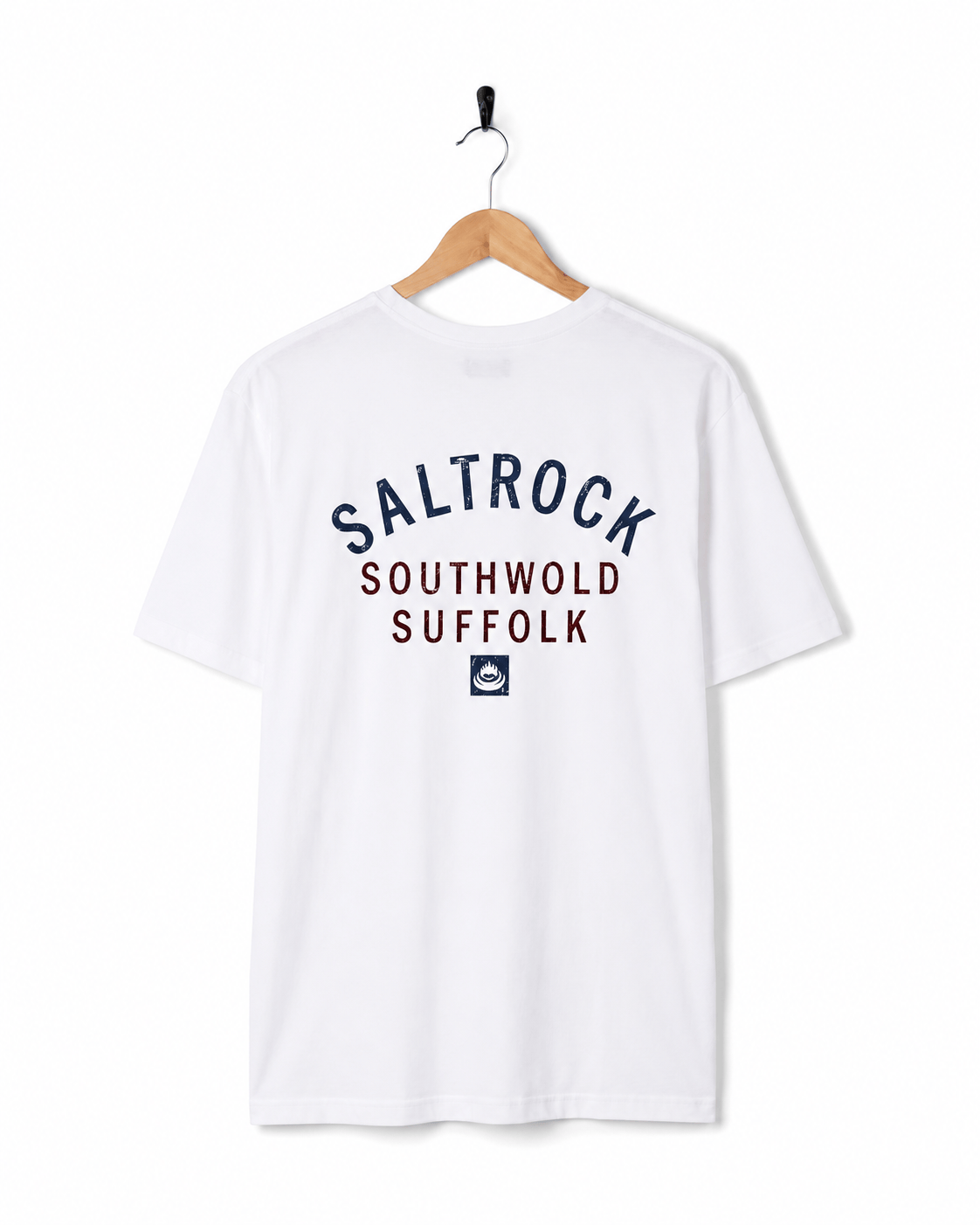 Southwold Mens Location T-Shirt in White