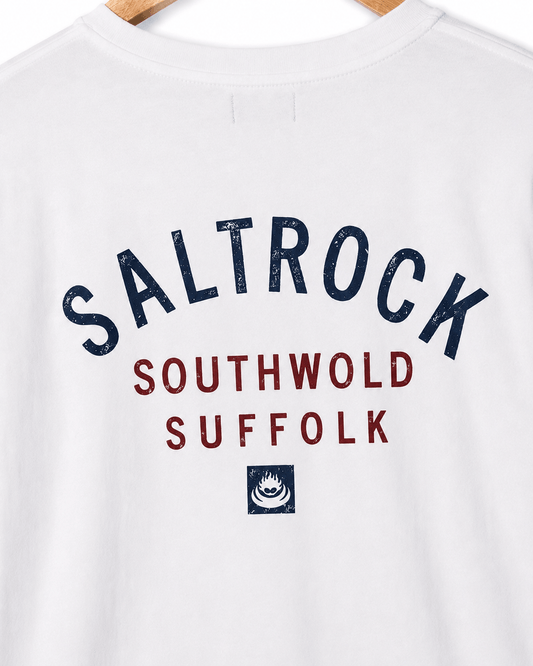Southwold Mens Location T-Shirt in White