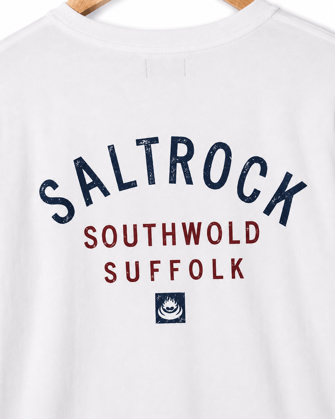 Southwold Mens Location T-Shirt in White
