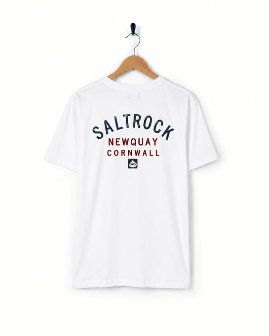 Newquay Mens Location T-Shirt in White