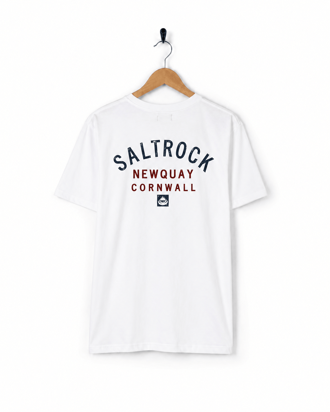Newquay Mens Location T-Shirt in White