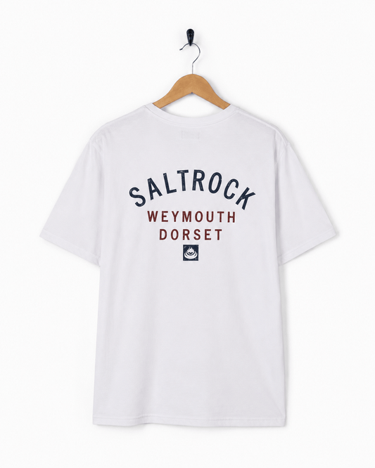 Weymouth Location Mens T-Shirt in White
