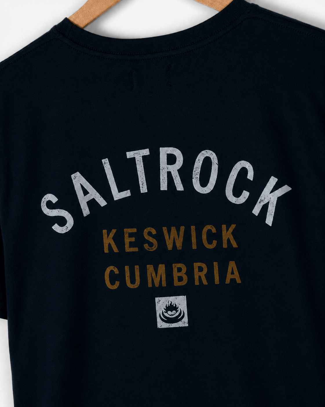 Keswick Mens Location T-Shirt in Blue
