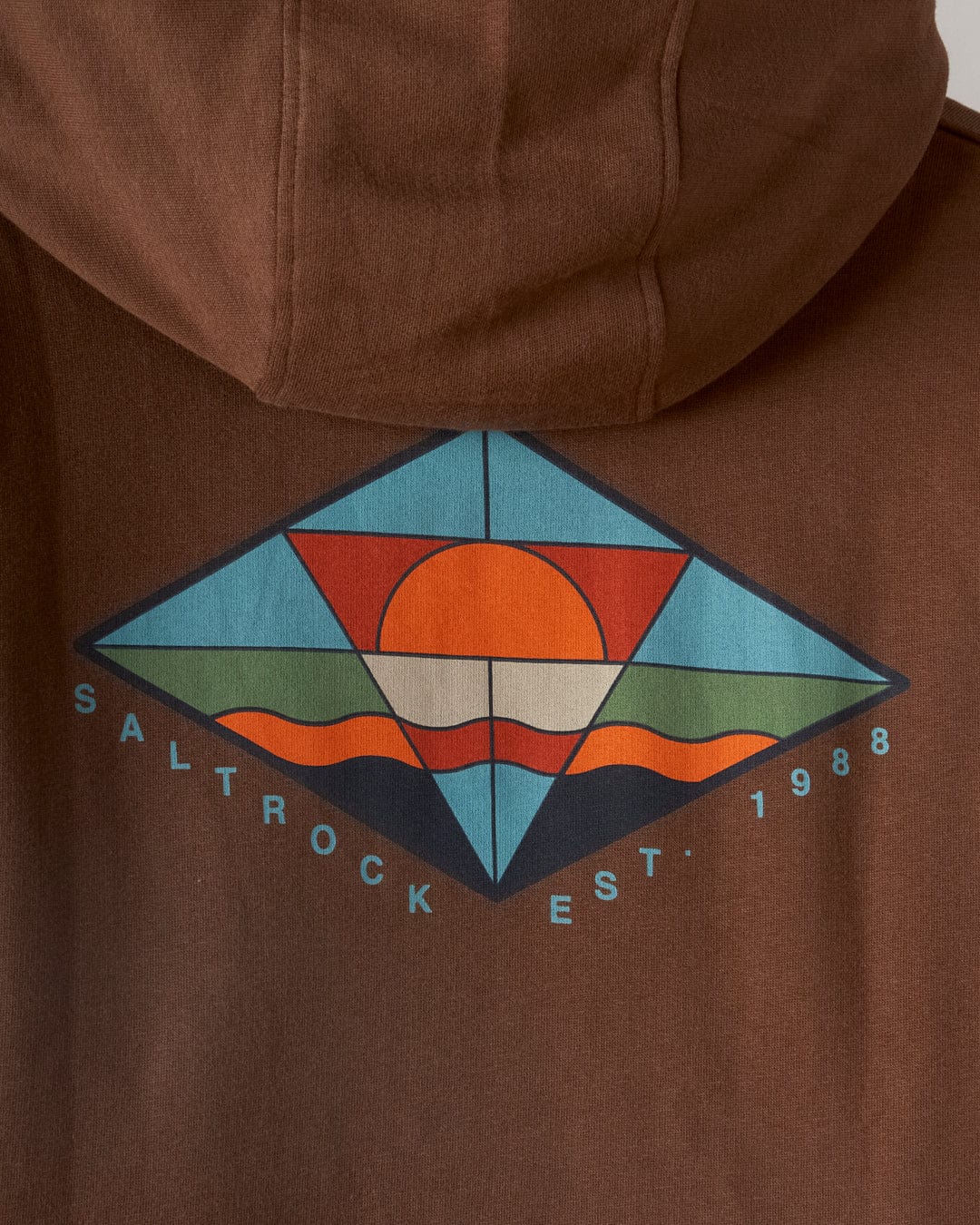 Dimensions Colour - Mens Pop Hoodie - Brown