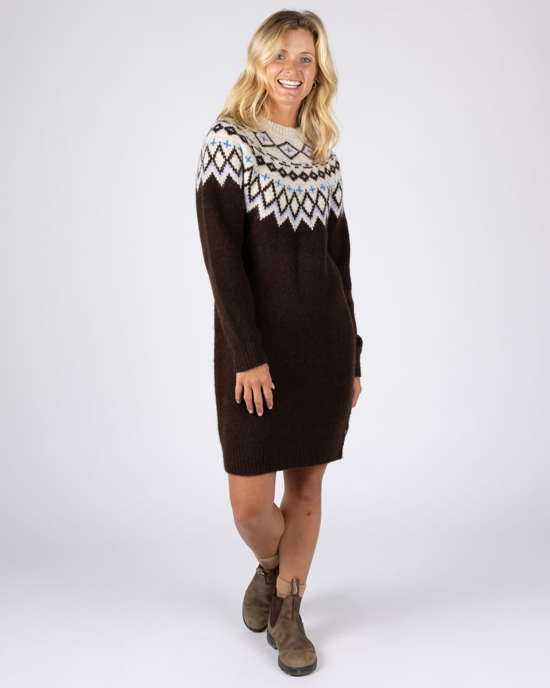 Fern - Dress - BROWN