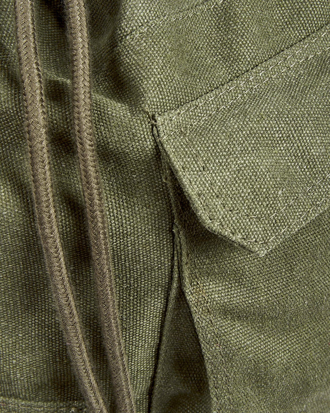 A close up of a Saltrock Dockyard - Duffle Bag - Dark Green backpack.