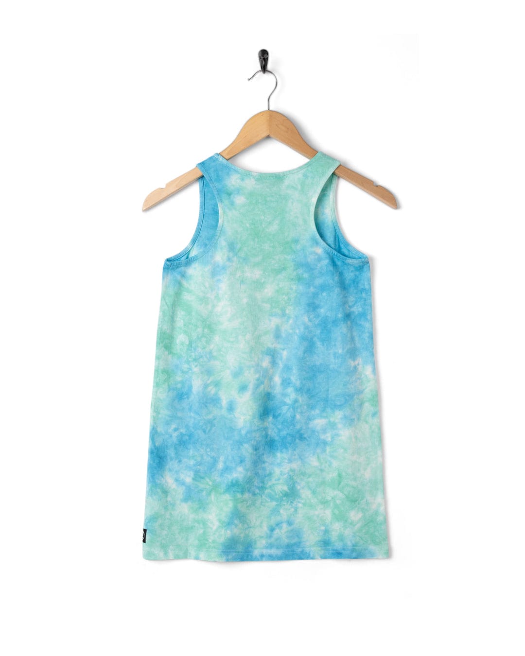 Mermaid Surf - Kids Tie Dye Dress - Turquoise