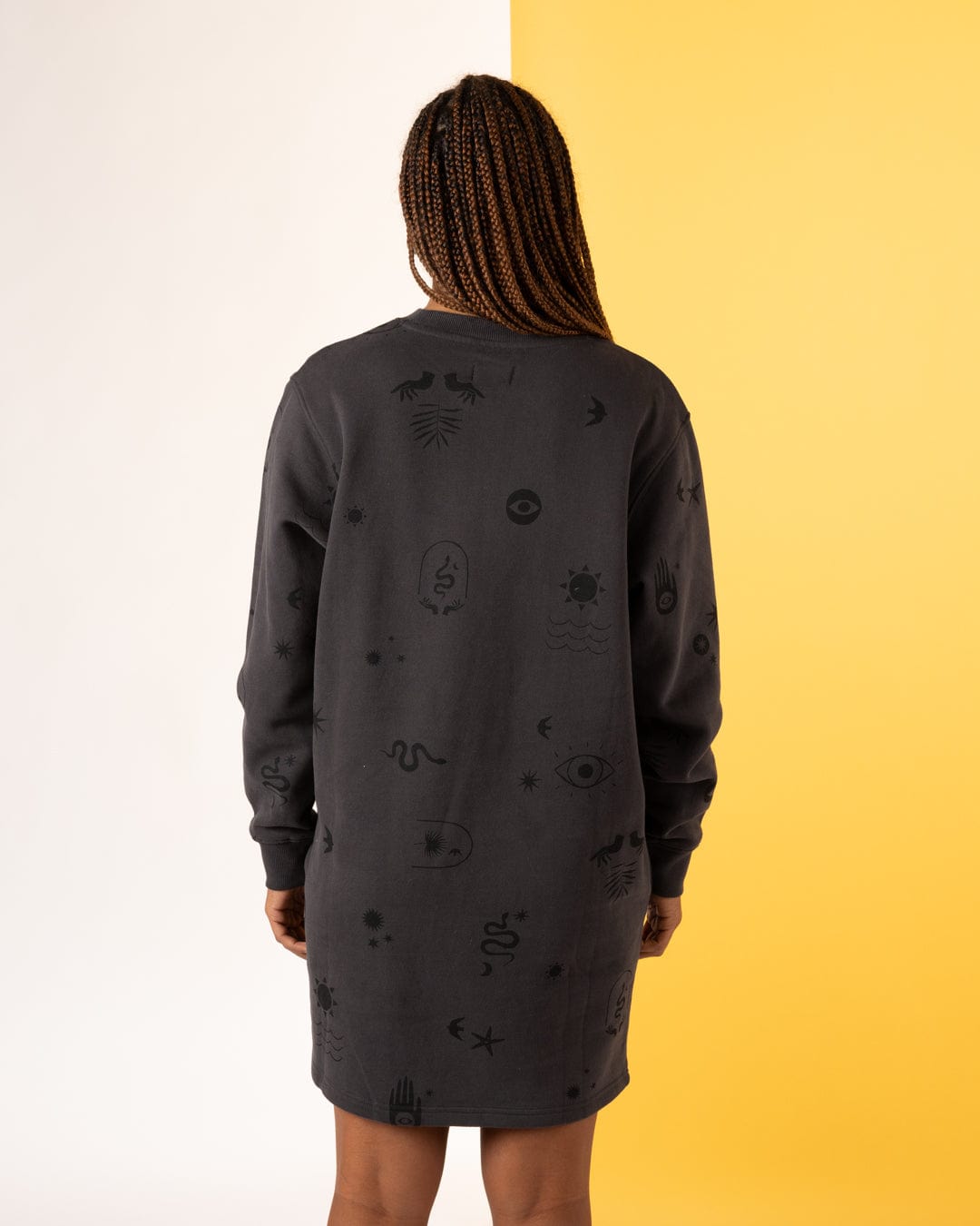 Spirit - Womens Sweat Dress - Dark Grey