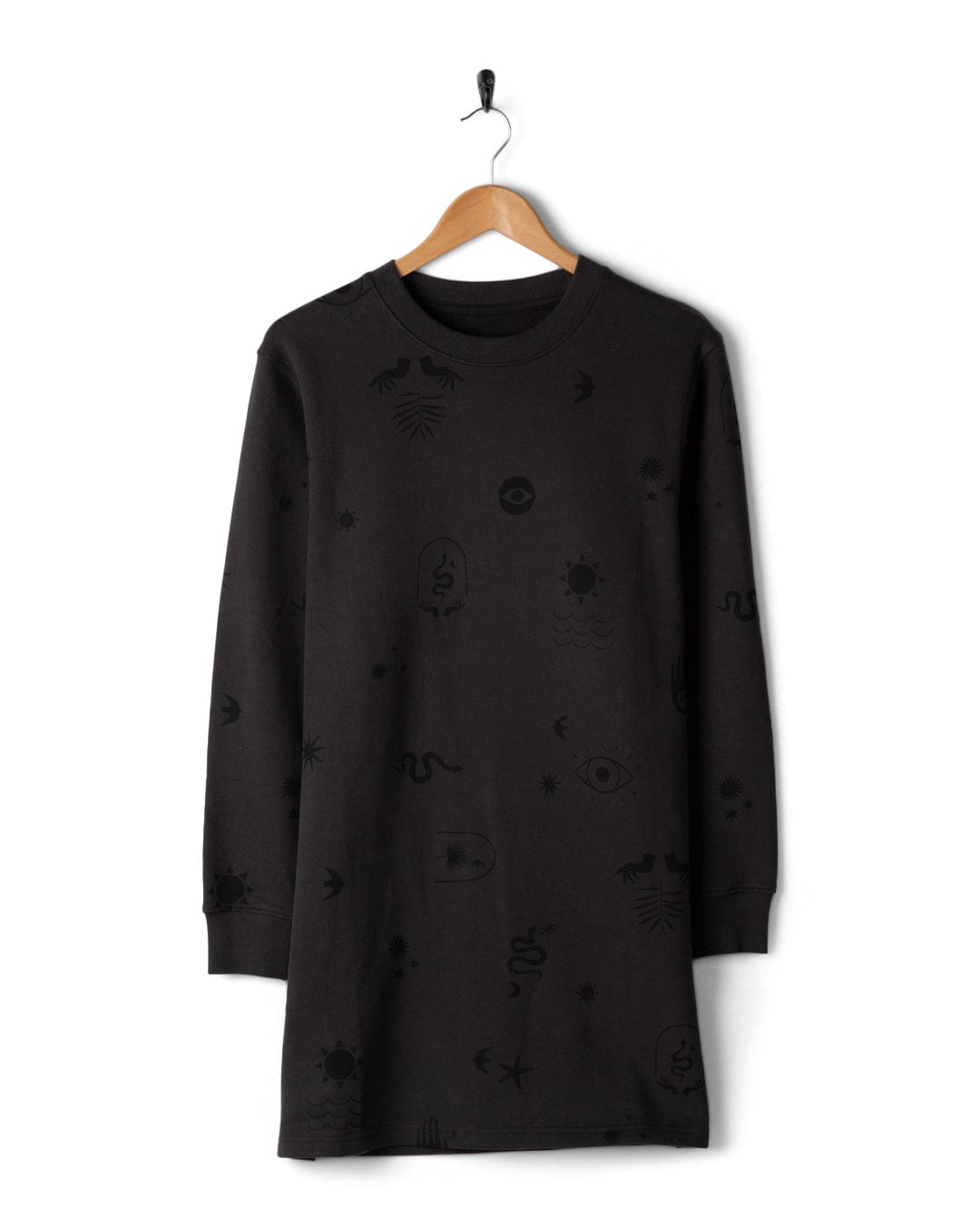 Spirit - Womens Sweat Dress - Dark Grey