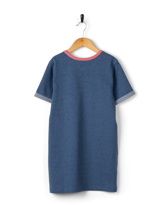 Rainbow Ocean  - Kids Dress - Dark Blue