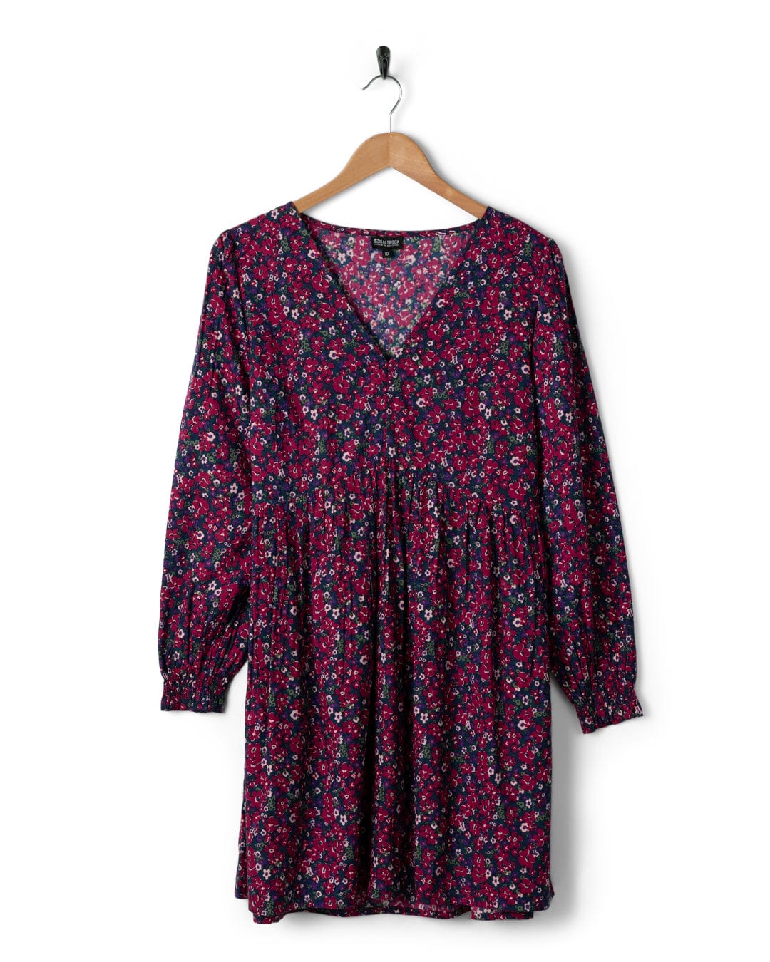 Ditsy - Mini Dress - Dark Pink