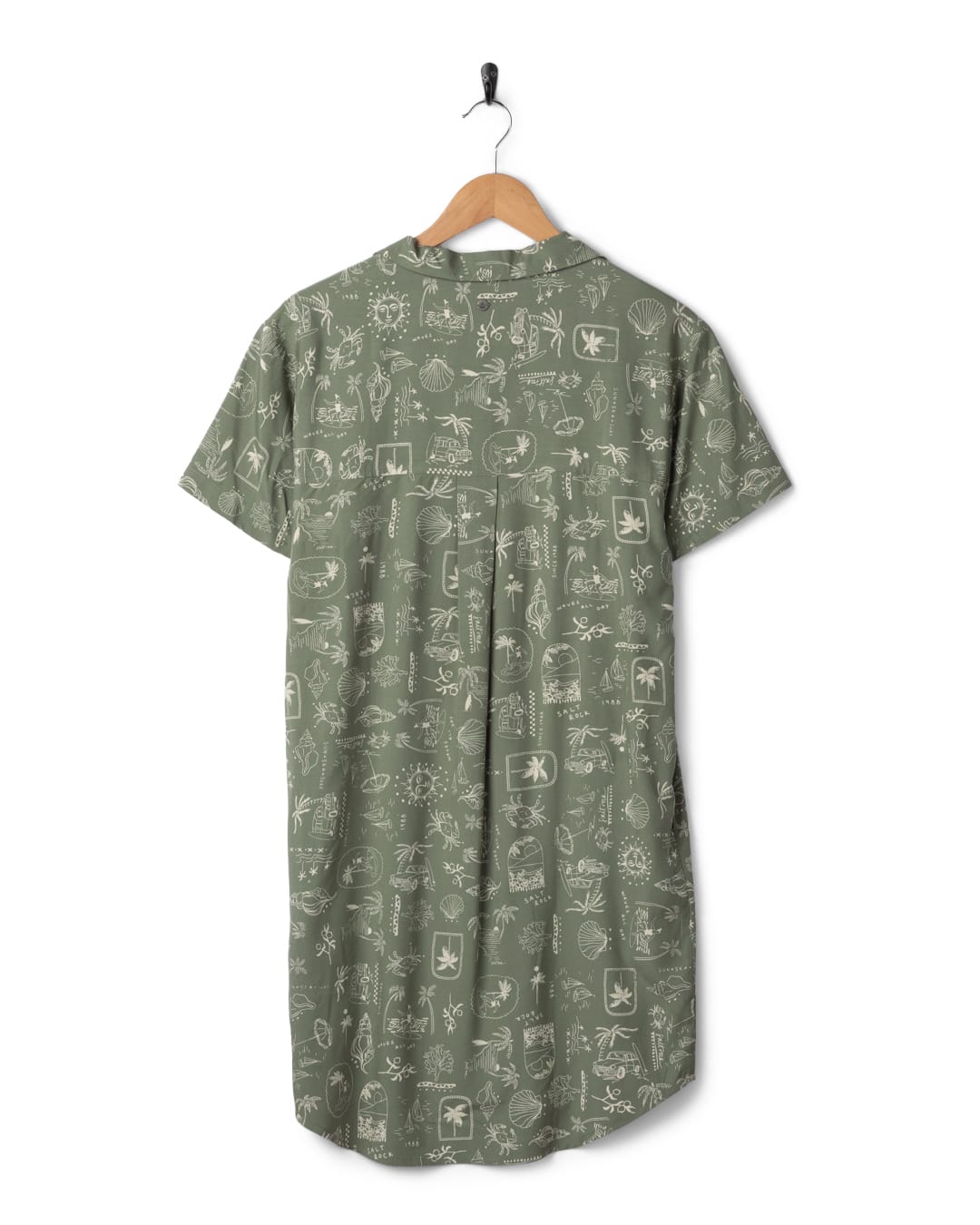 Island Life Womens Dress Light Green