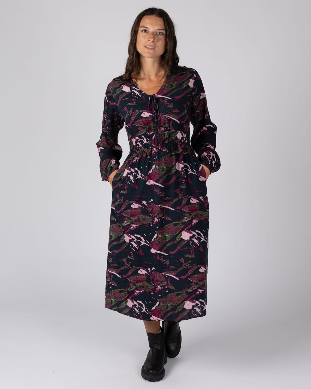 Summit - Dress - Midi - DARK GREEN