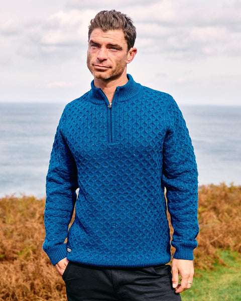 トップス THE PLOUGHMAN JUMPER - FLINT FLINT_KNITTED_JUMPER_LKZ123020