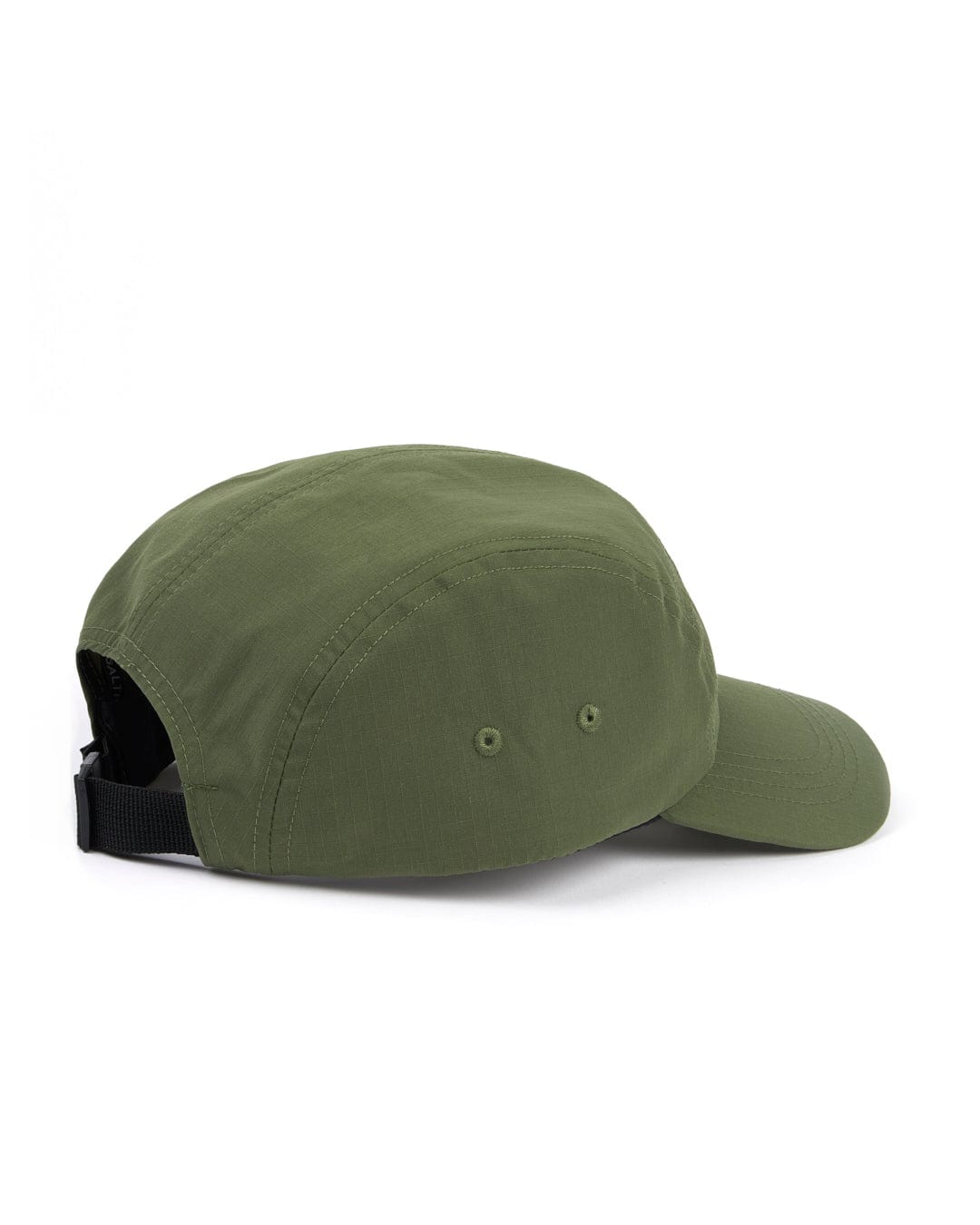 The Saltrock Gaitor 5 Panel UPF Cap - Green features an adjustable strap for a perfect fit.
