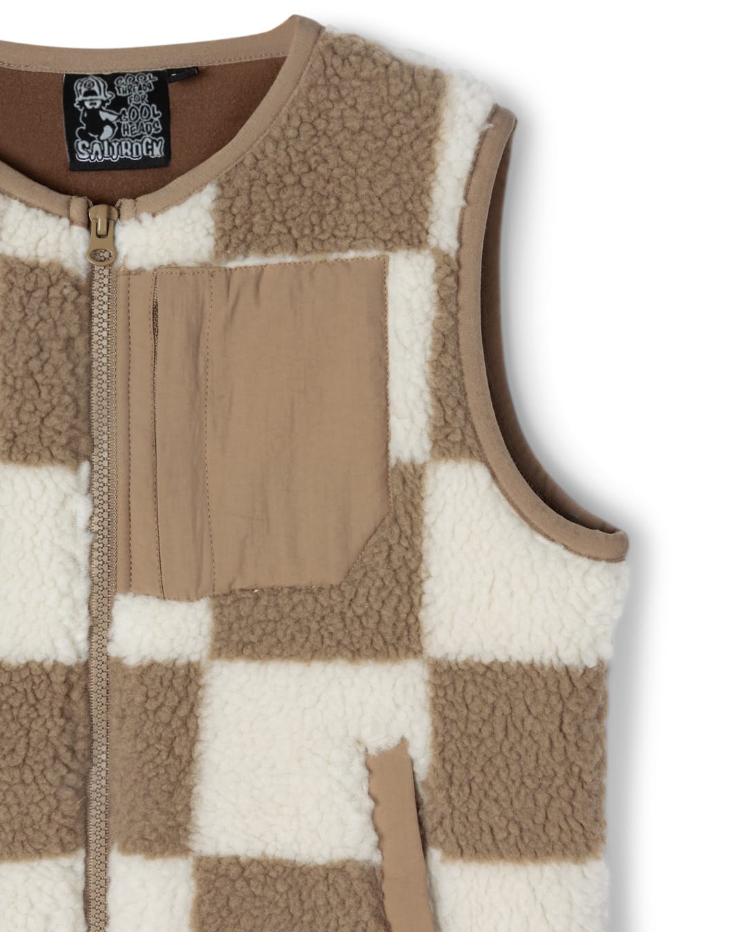 Calla Kids Outerwear Gilet In Light Brown
