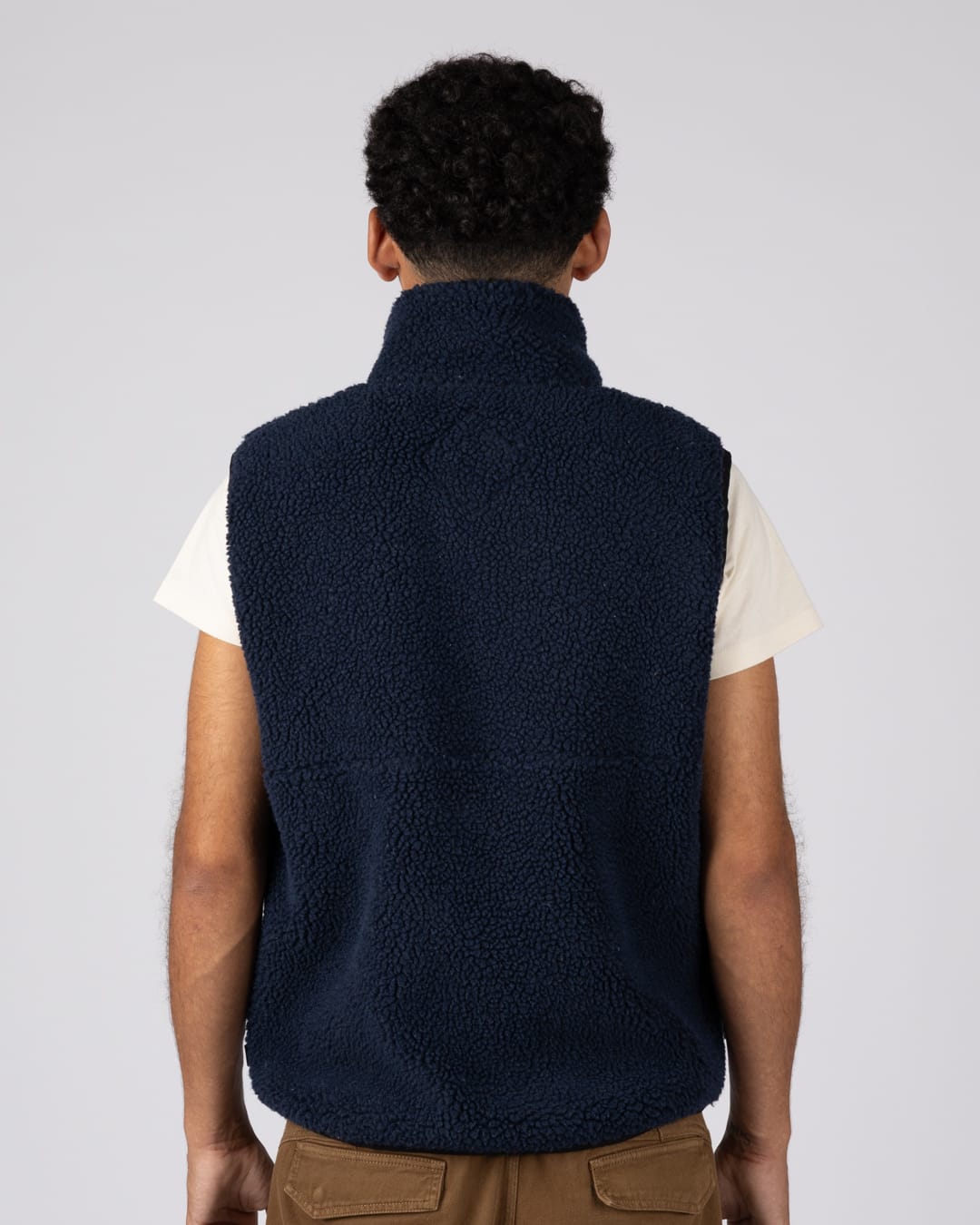 Rally Mens Fleece Gilet in Blue