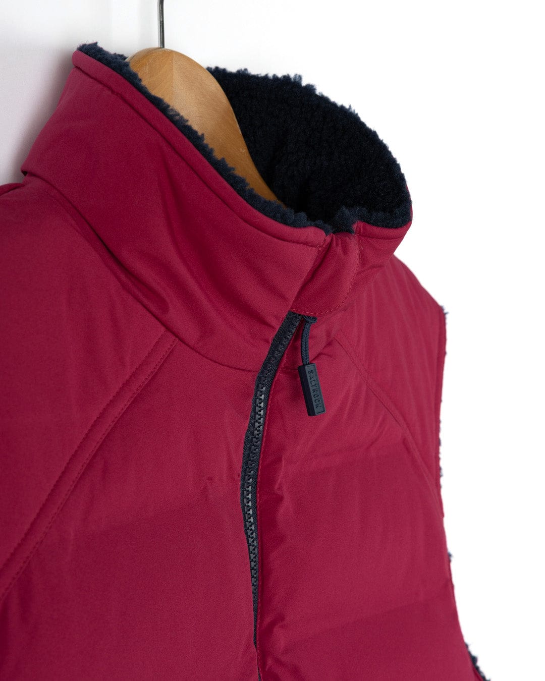 Astra Fleece - Womens Reversible Gilet - Blue/Pink