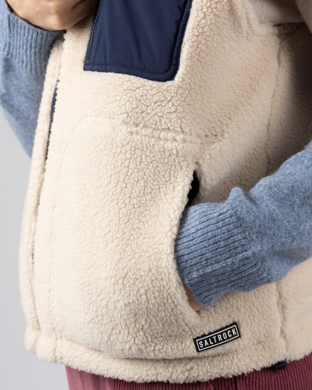 Astra Borg - Womens Reversible Gilet - Navy