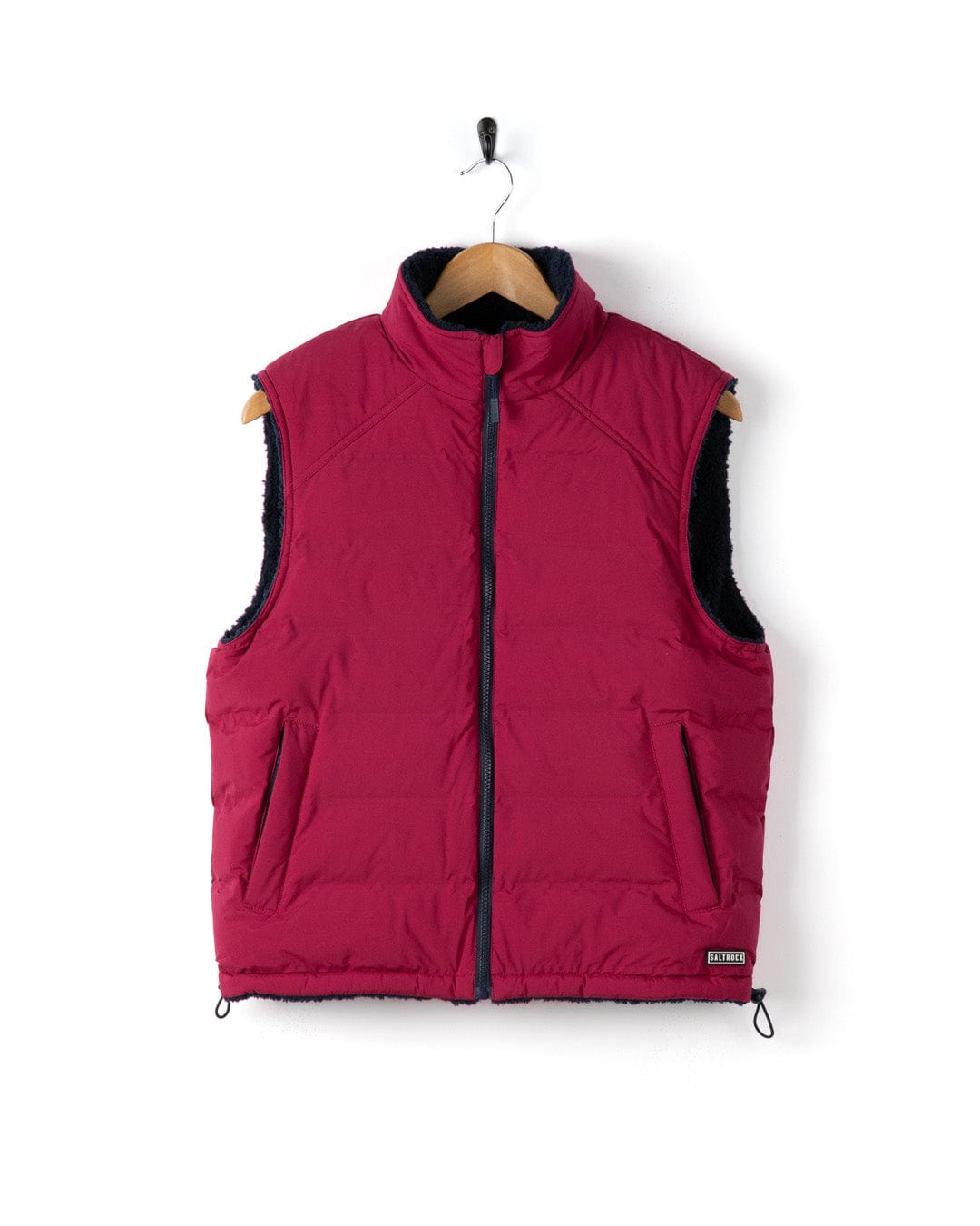 Astra Fleece - Womens Reversible Gilet - Blue/Pink