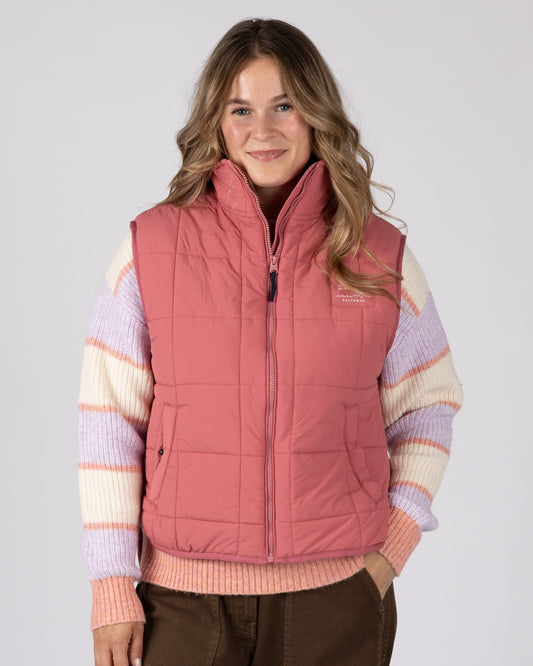Montana Womens Gilet In Pink