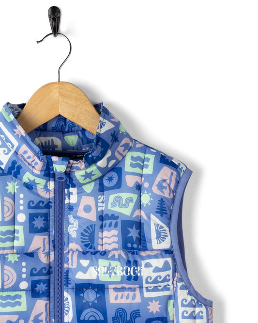 Venture - Kids Water Resistant Gilet - Blue