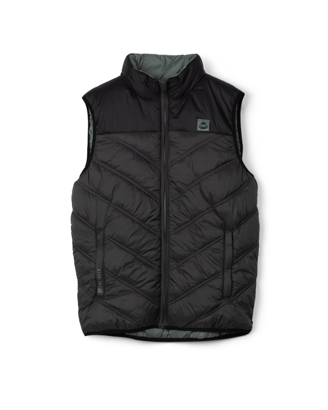 Racer Mens Water Resistant Gilet in Grey