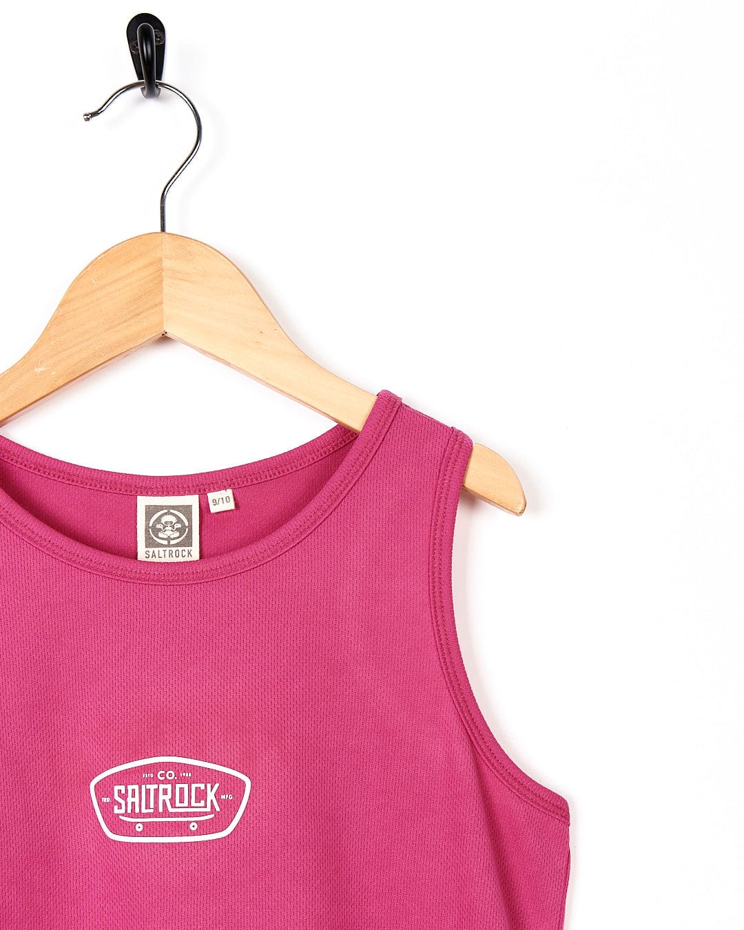 A Dark Pink Hardskate - Kids Vest with a Saltrock logo on it.