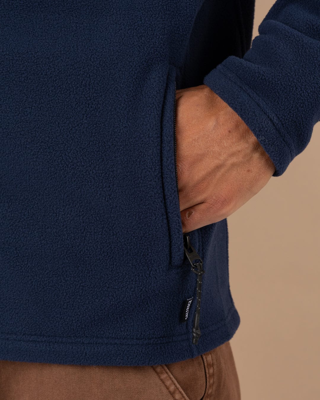 Bradford - Mens Zip Fleece - Blue