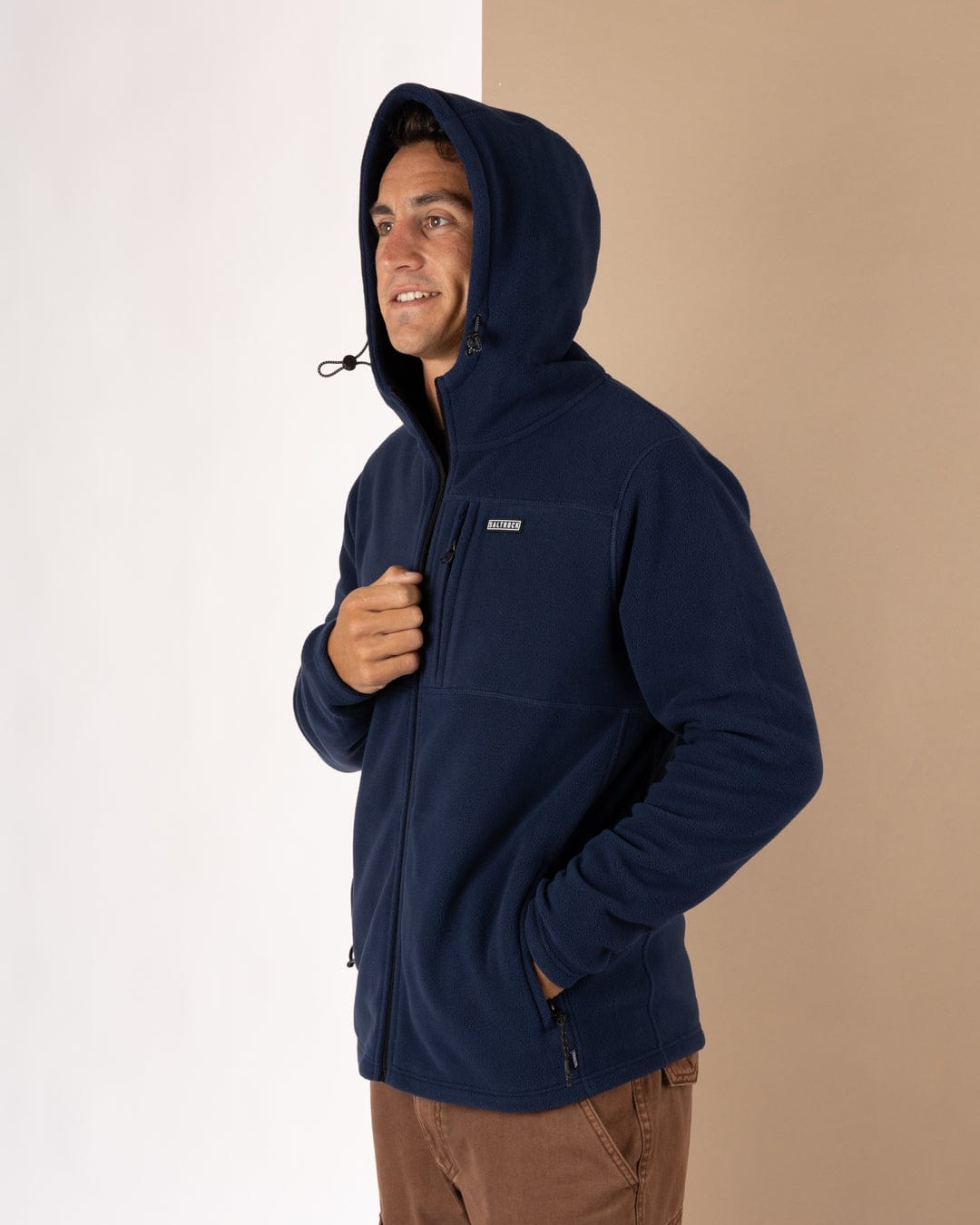 Bradford - Mens Zip Fleece - Blue