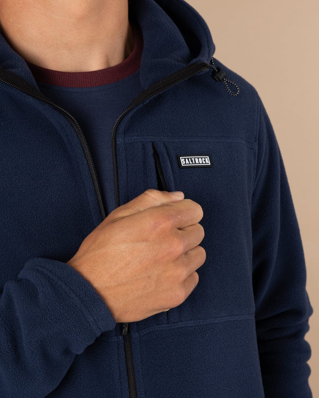 Bradford - Mens Zip Fleece - Blue