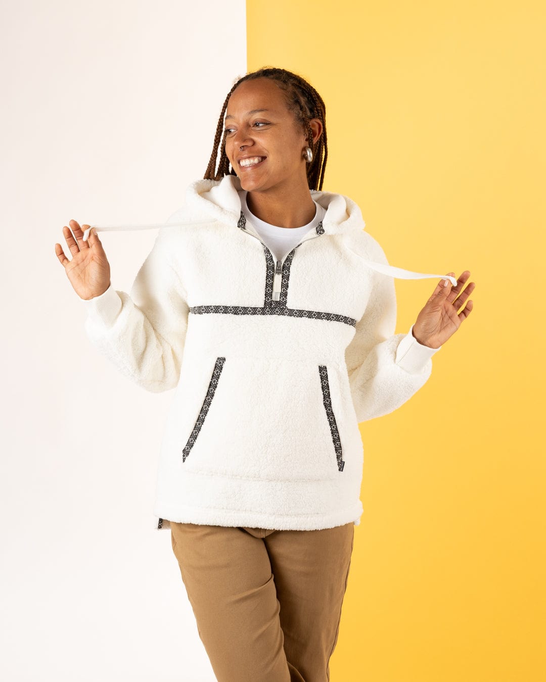 Orla - Womens Fleece - Cream