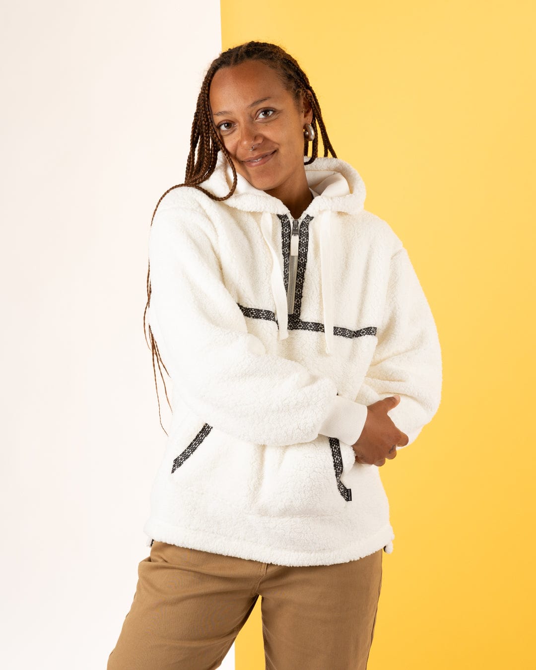 Orla - Womens Fleece - Cream