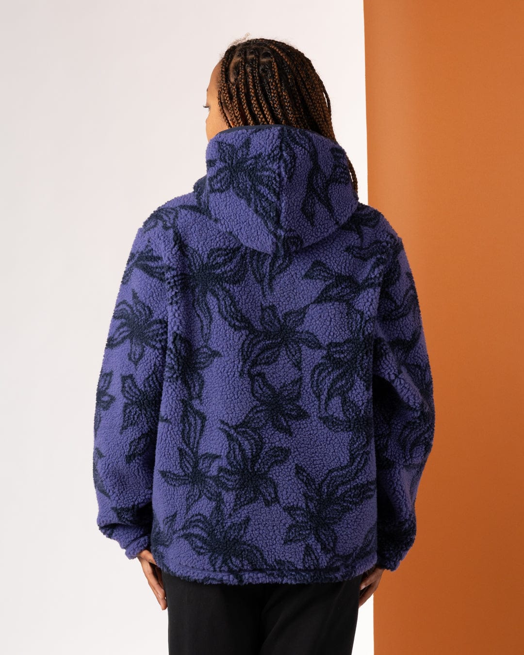 Autumn - Womens Hooded Fleece - Purple