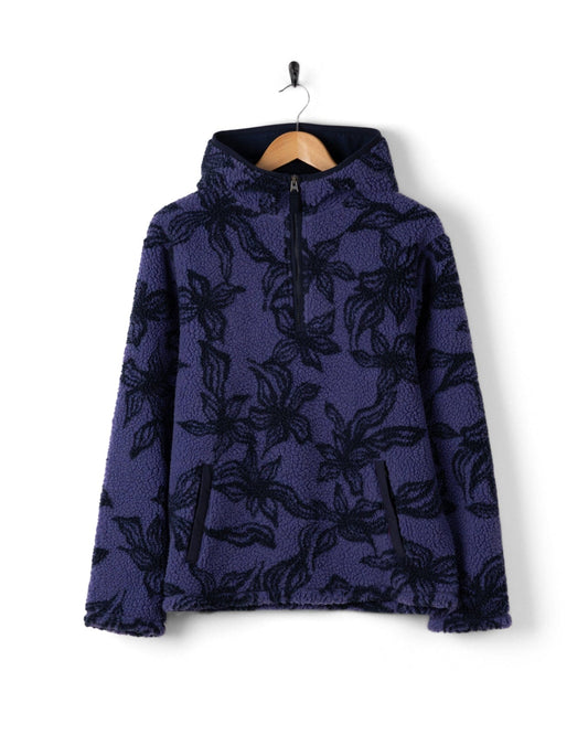 Autumn - Womens Hooded Fleece - Purple