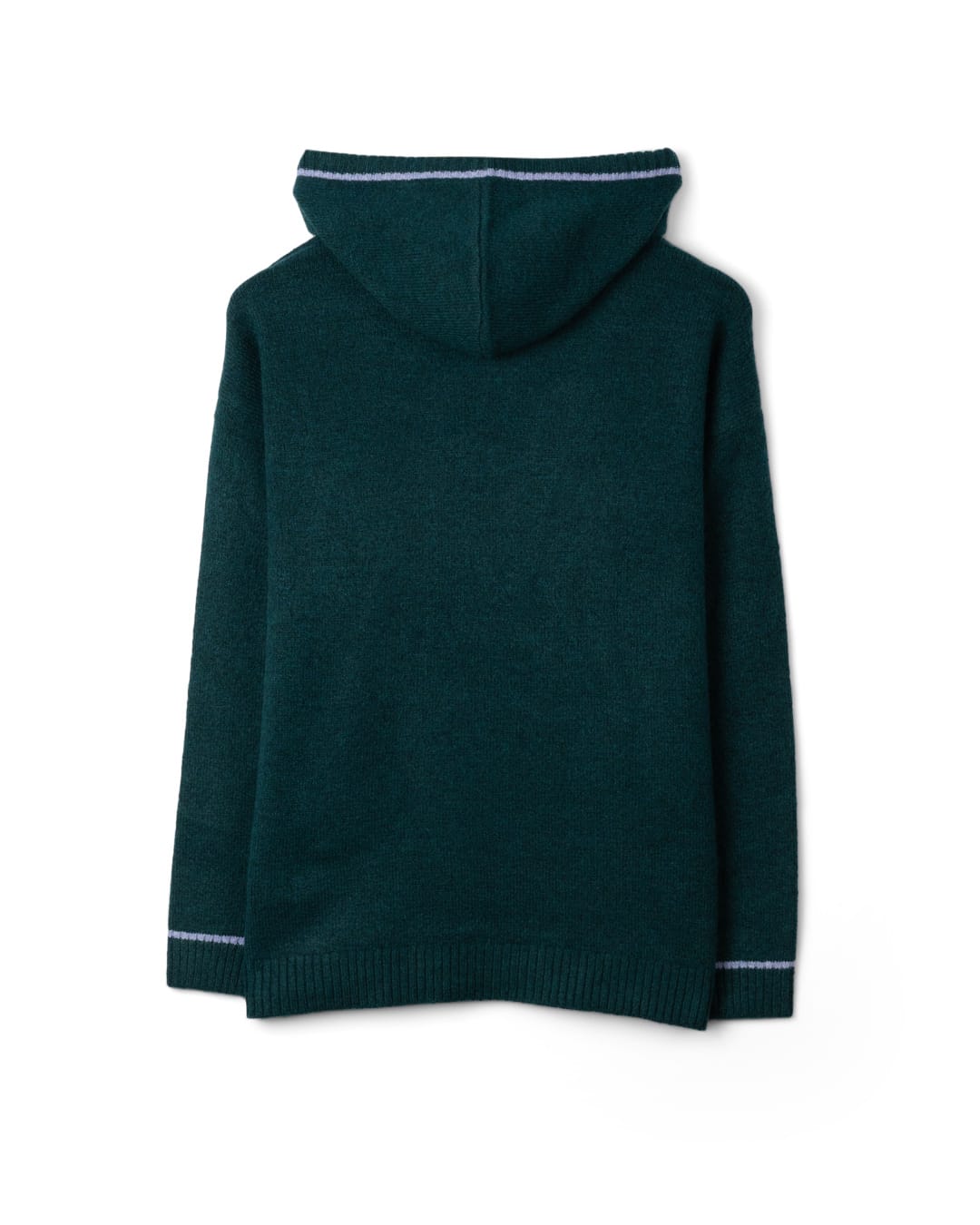 Birch Womens Oversized Knitted Hoodie in Green