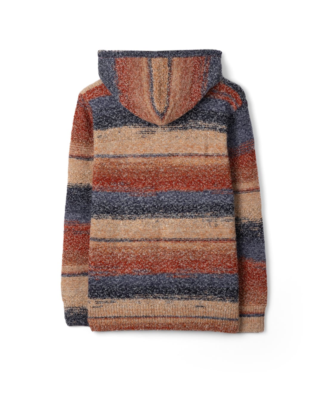 Space Dye Erin Womens Hooded Jumper in Orange