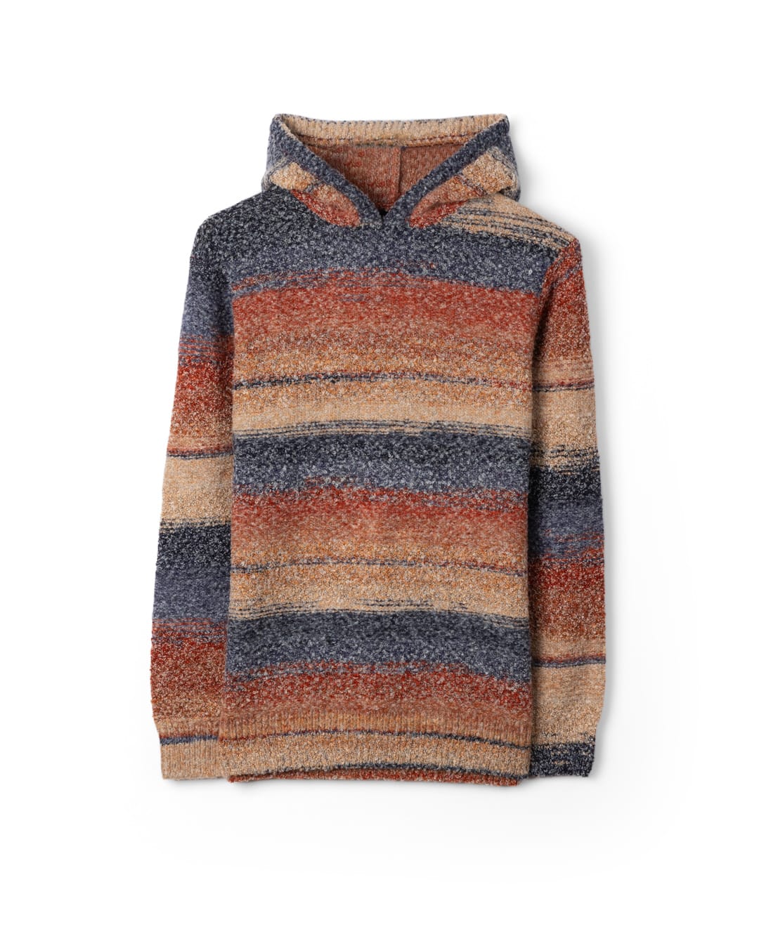 Space Dye Erin Womens Hooded Jumper in Orange