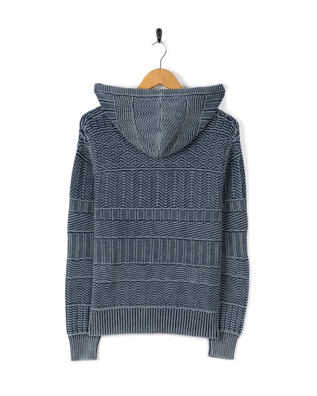 Noa - Womens Hooded Jumper - Blue