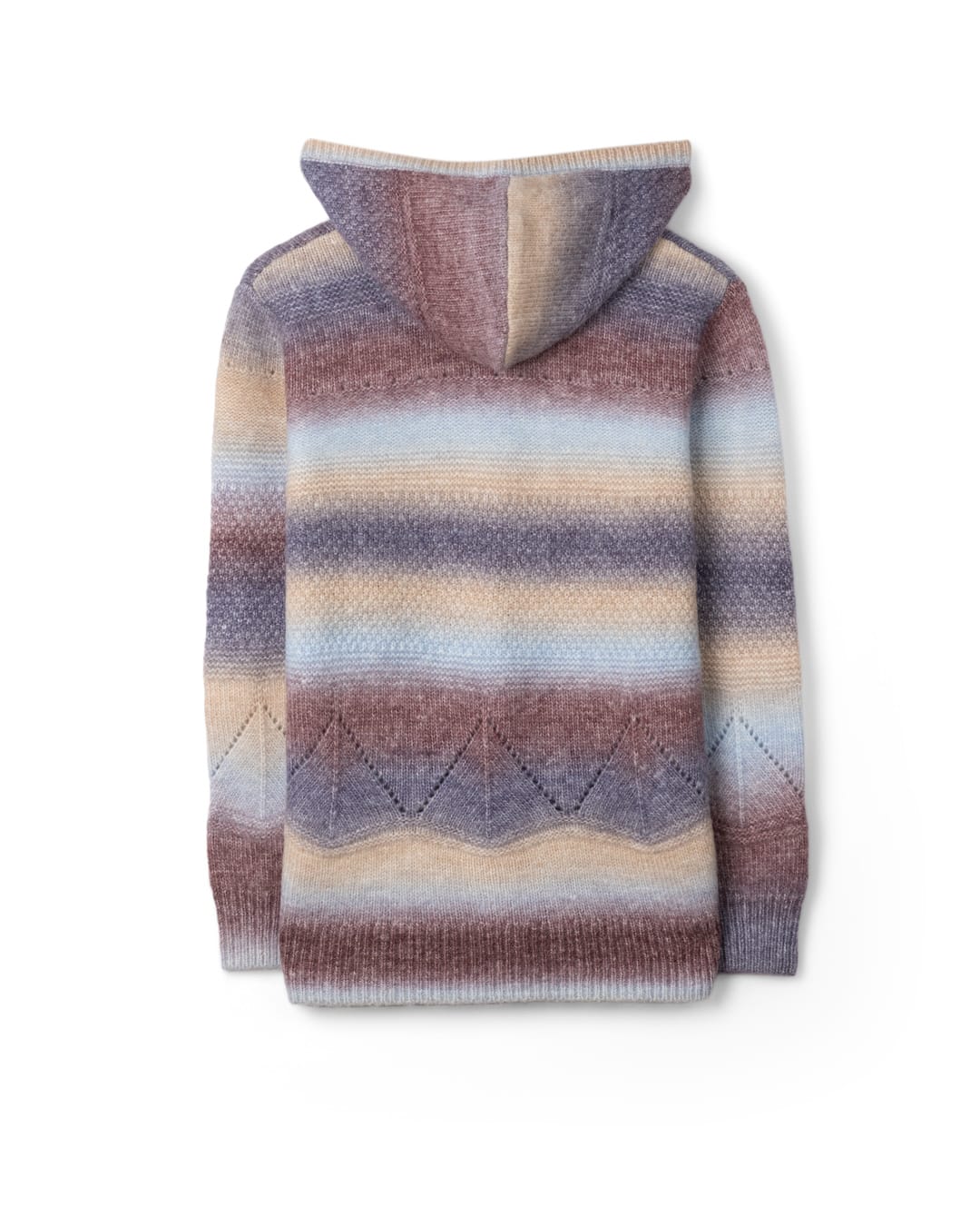 Elowen Womens Knitted Hoodie in Multi