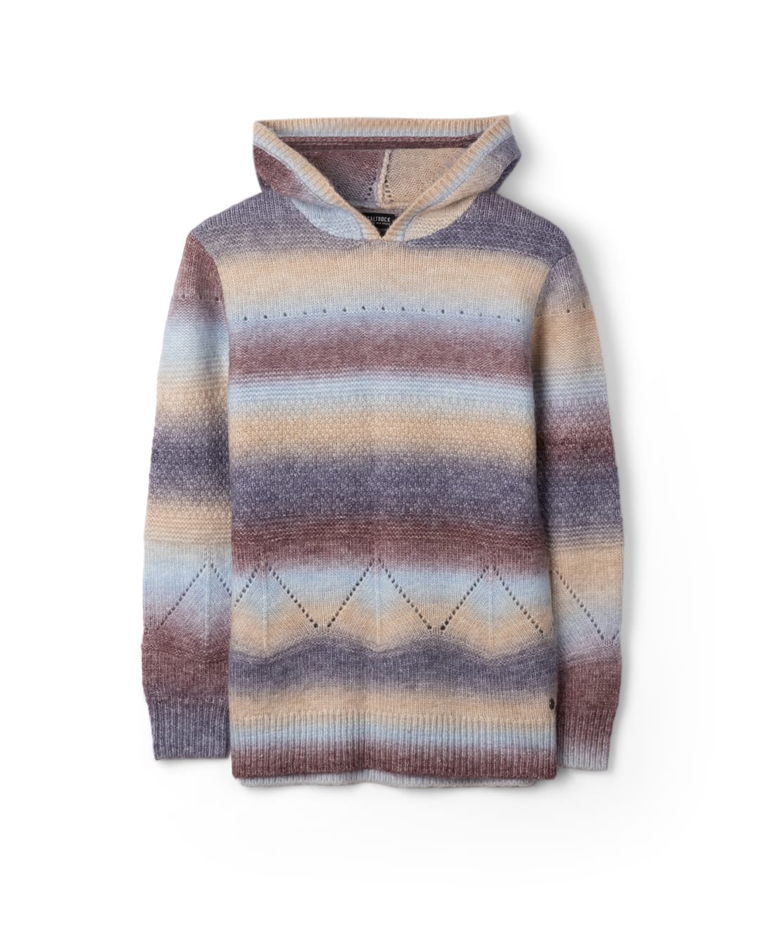 Elowen Womens Knitted Hoodie in Multi